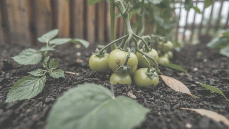 Jak obniżenie pH gleby wpływa na występowanie czarnych plam na pomidorach?