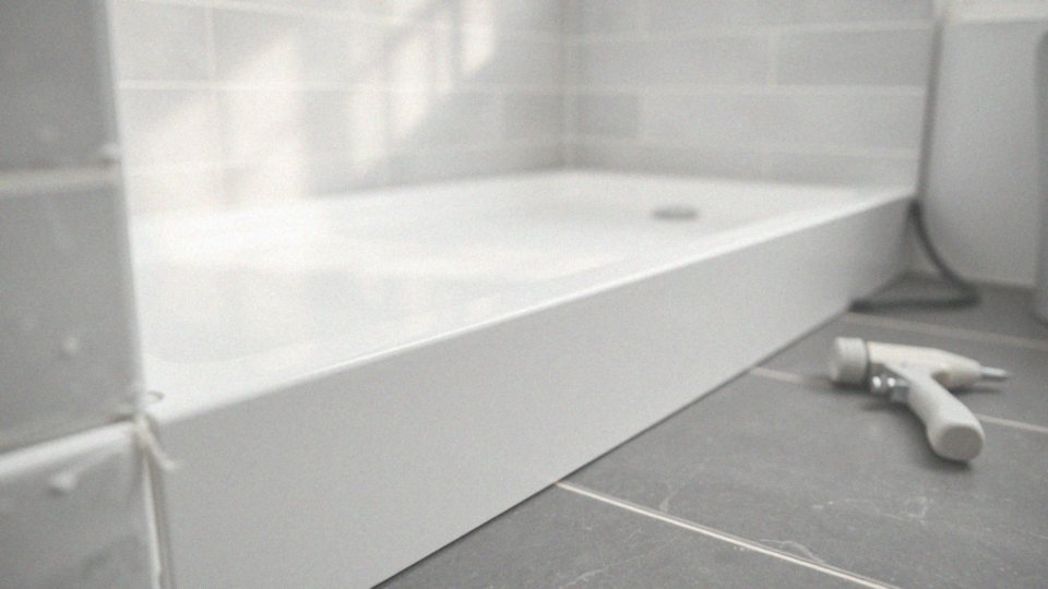 Jak używać kleju uszczelniającego w instalacji brodzika?