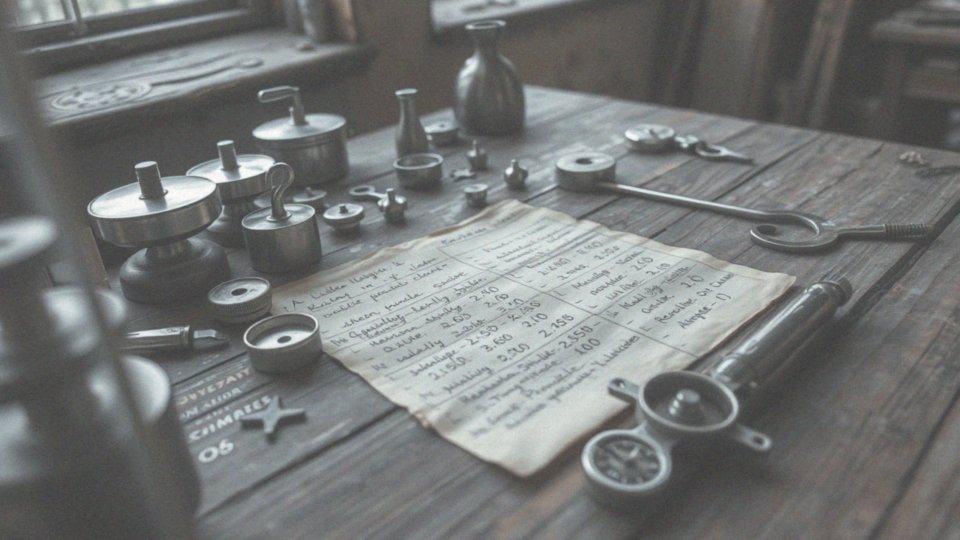 Co to jest tabela konwersji wagowej?