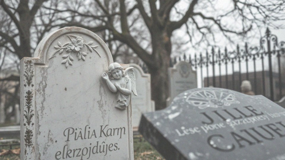 Jakie elementy artystyczne możliwe w nagrobkach granitowych i marmurowych?
