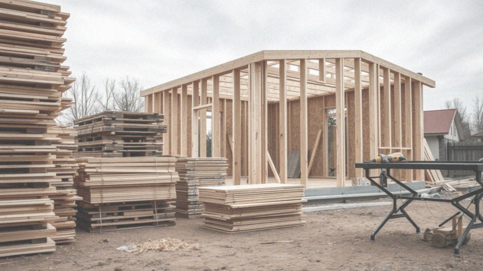 Jakie materiały budowlane są używane do budowy domku z płyt OSB?