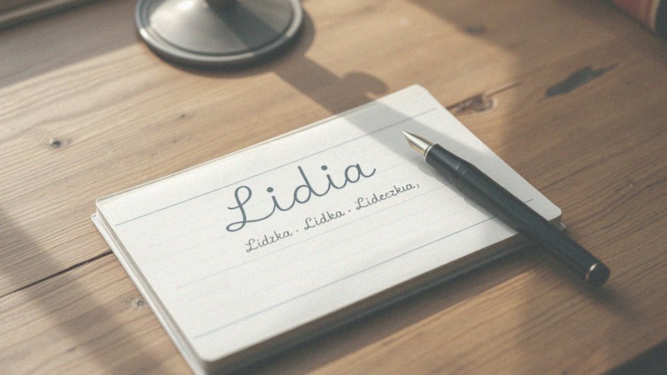 Jakie są zdrobnienia i odmiany imienia Lidia?
