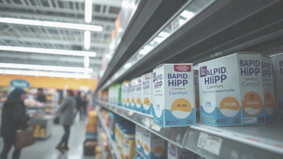 Jakie są promocje na mleko hipp comfort w Biedronce?