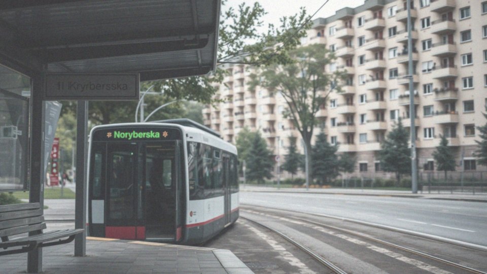 Jakie tramwaje zatrzymują się w pobliżu Zakrzówka?