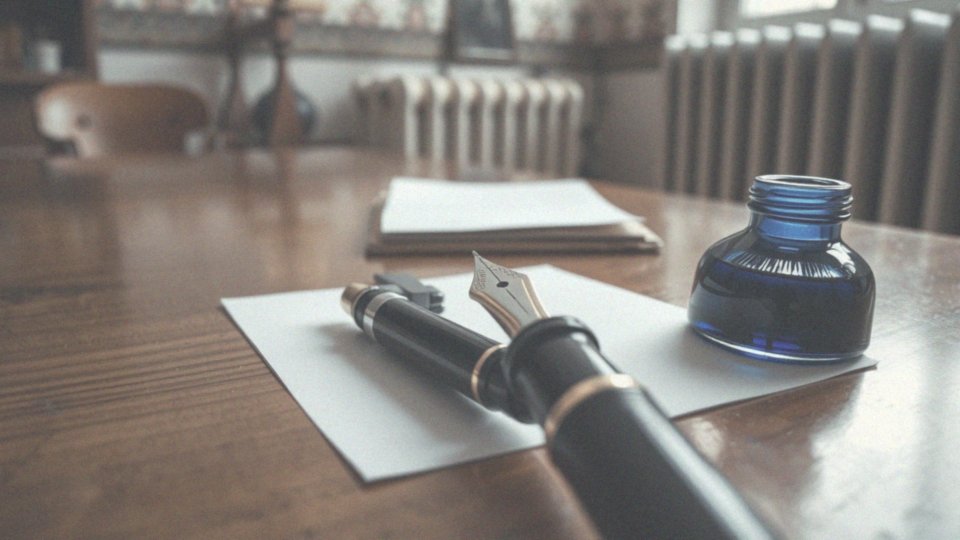 Jak działa system dozowania atramentu w piórze dla leworęcznych?