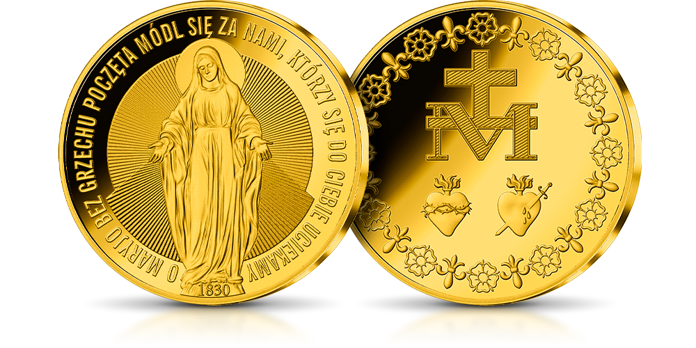 Złoty medal kolekcjonerski w kapsule z certyfikatem autentyczności z oferty Skarbnicy Narodowej